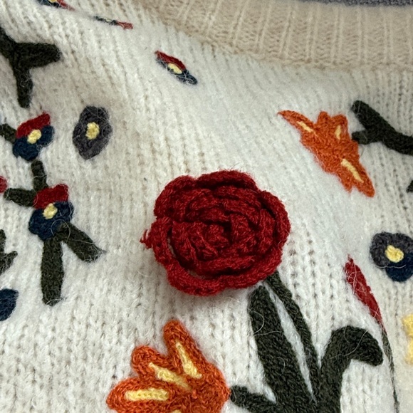 Anthropologie Floral Appliqued Sweater
Tunic Dress Alpaca Blend size S - Picture 11 of 16